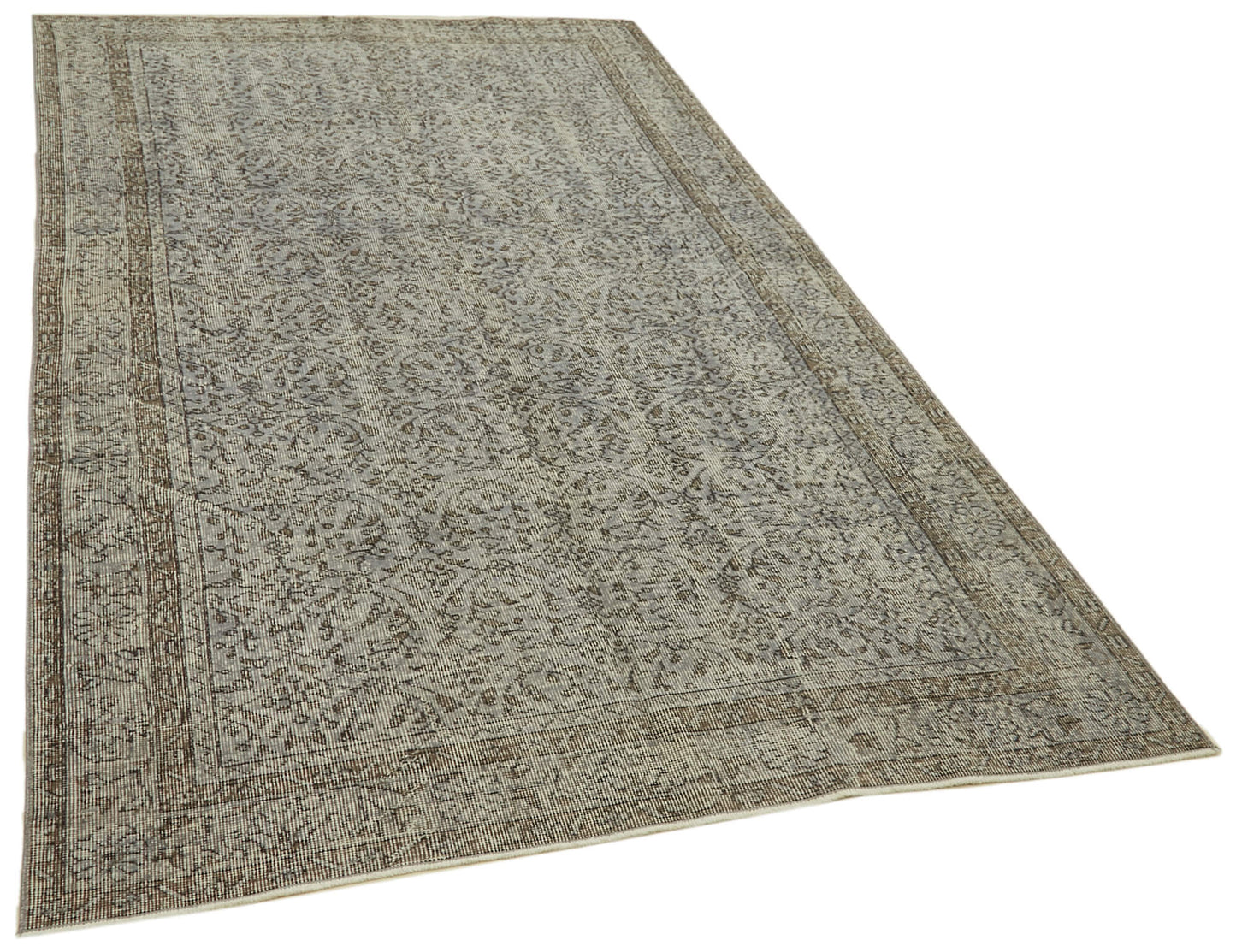 5x9 Grey Overdyed Rug - 41129