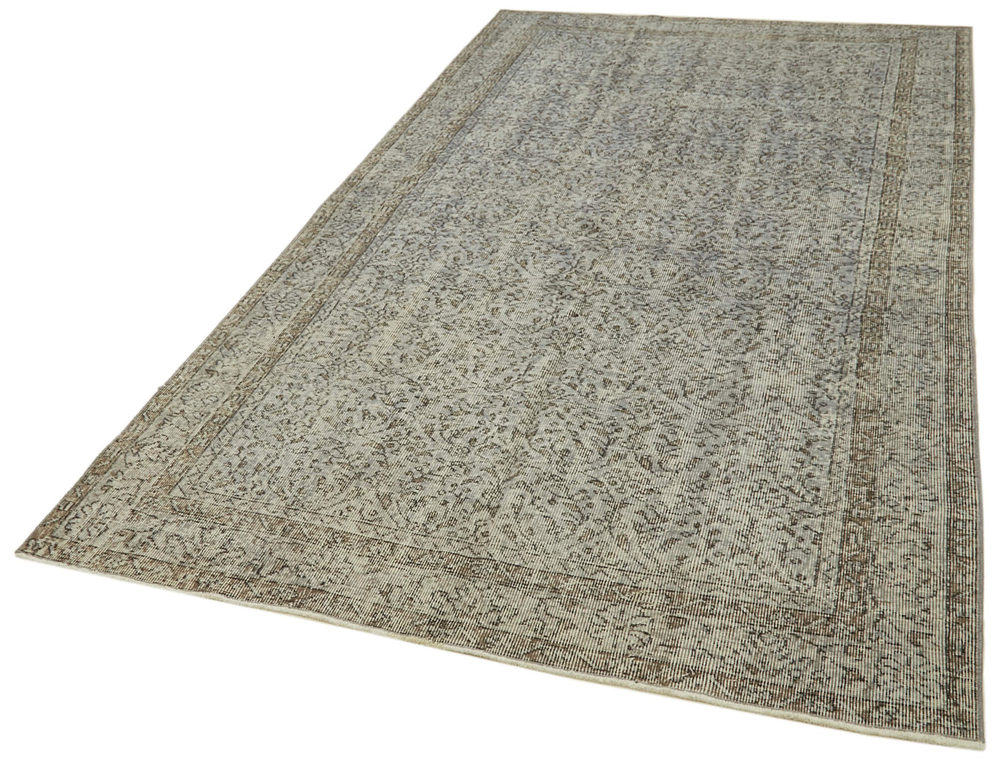 5x9 Grey Overdyed Rug - 41129