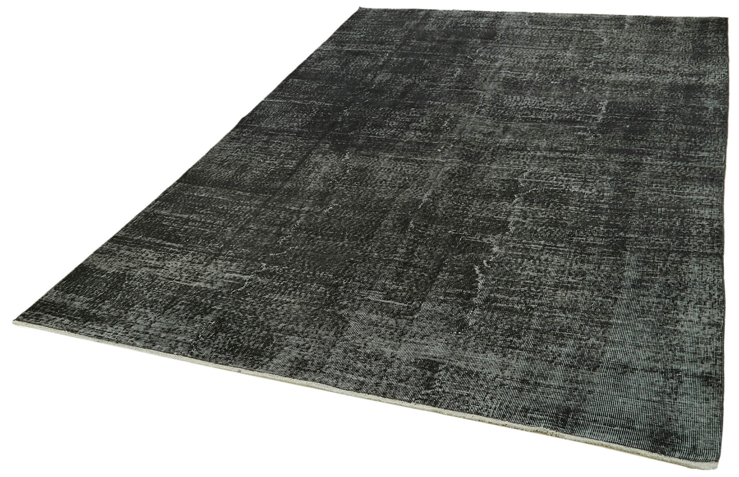 7x10 Black Overdyed Rug - 41133