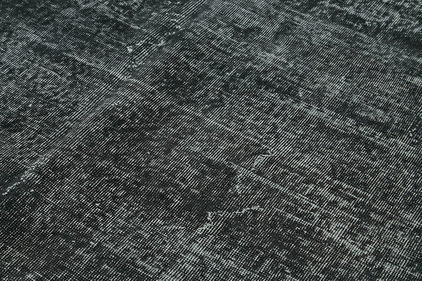 7x10 Black Overdyed Rug - 41133