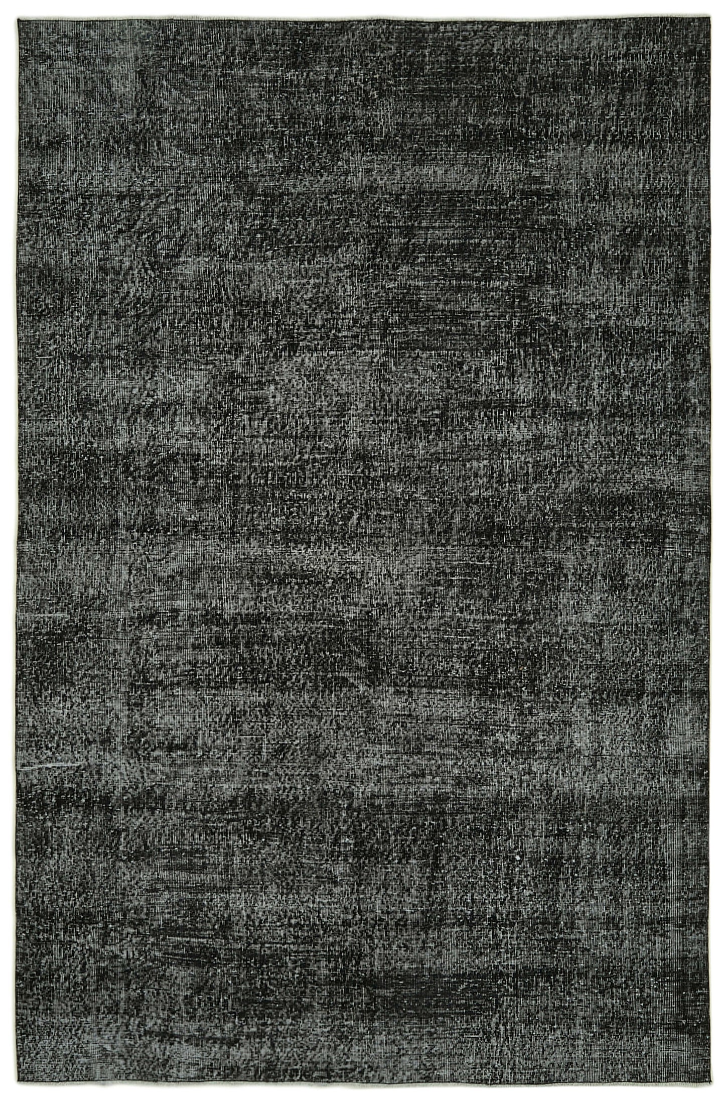 6x9 Black Overdyed Rug - 41140