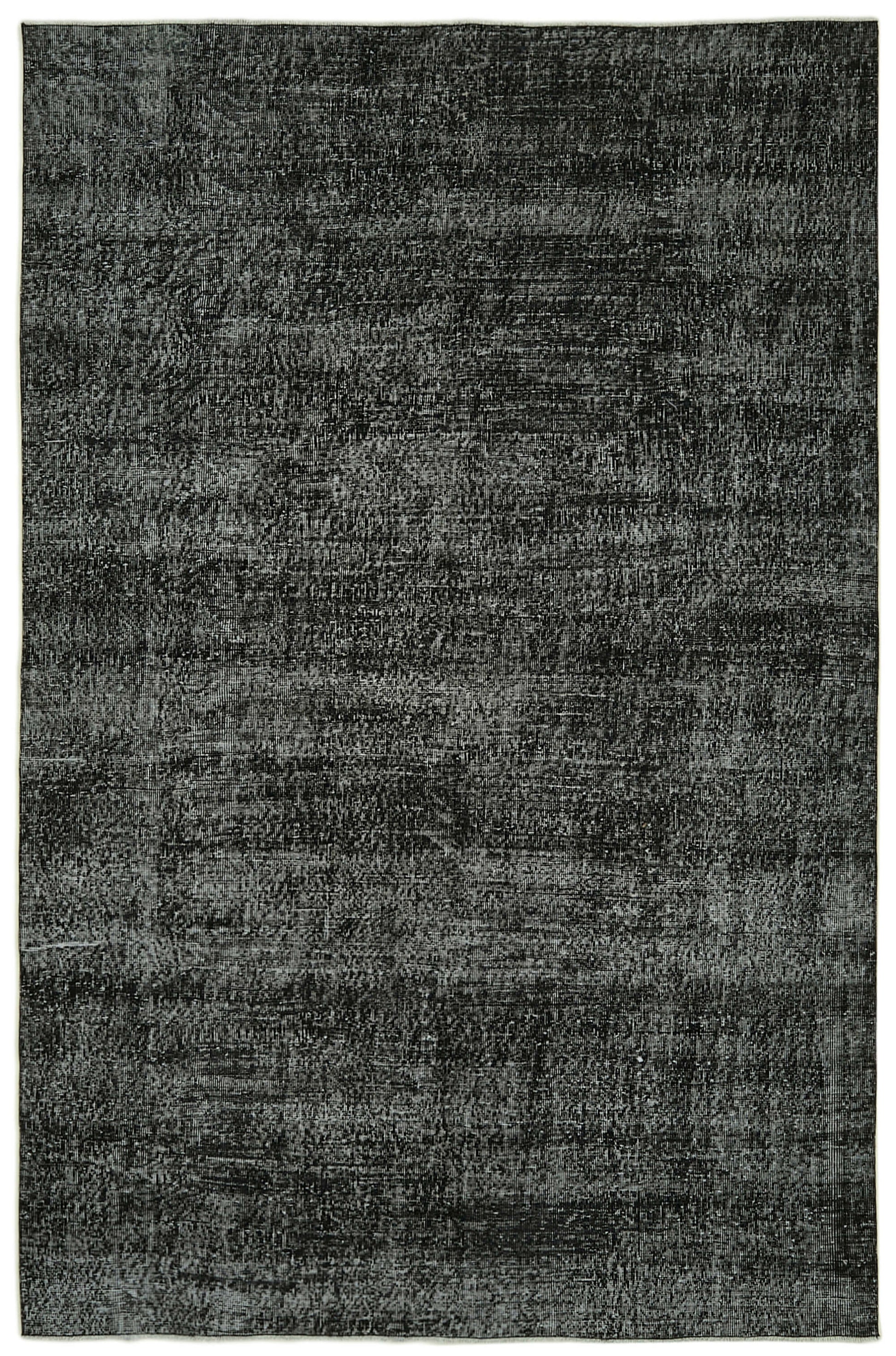 6x9 Black Overdyed Rug - 41140