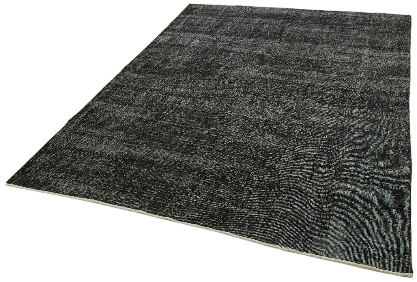 6x9 Black Overdyed Rug - 41140