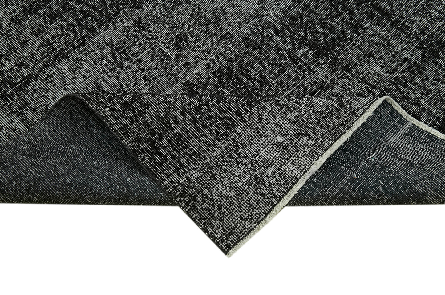 6x9 Black Overdyed Rug - 41140