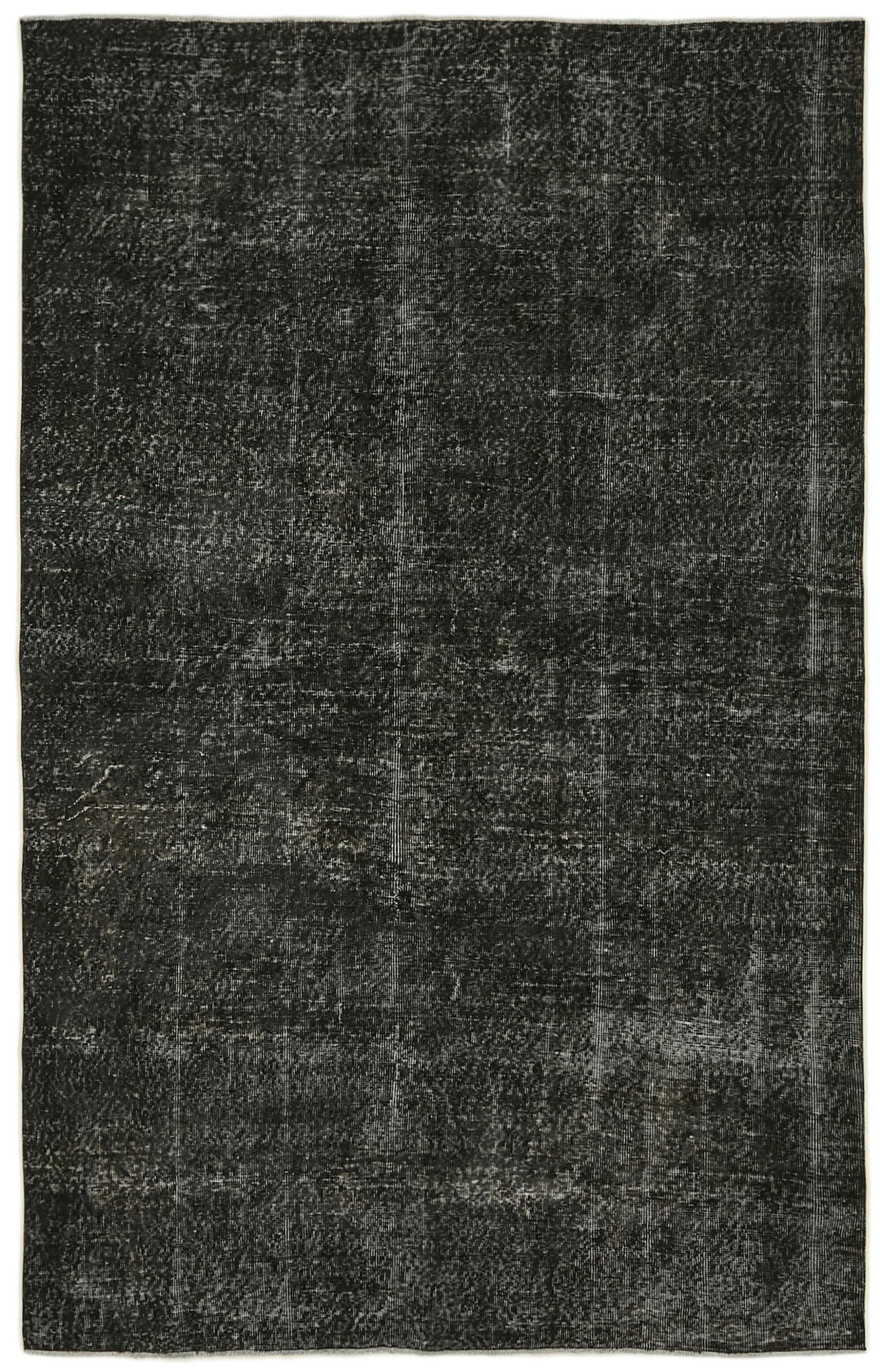 6x10 Black Overdyed Rug - 41149