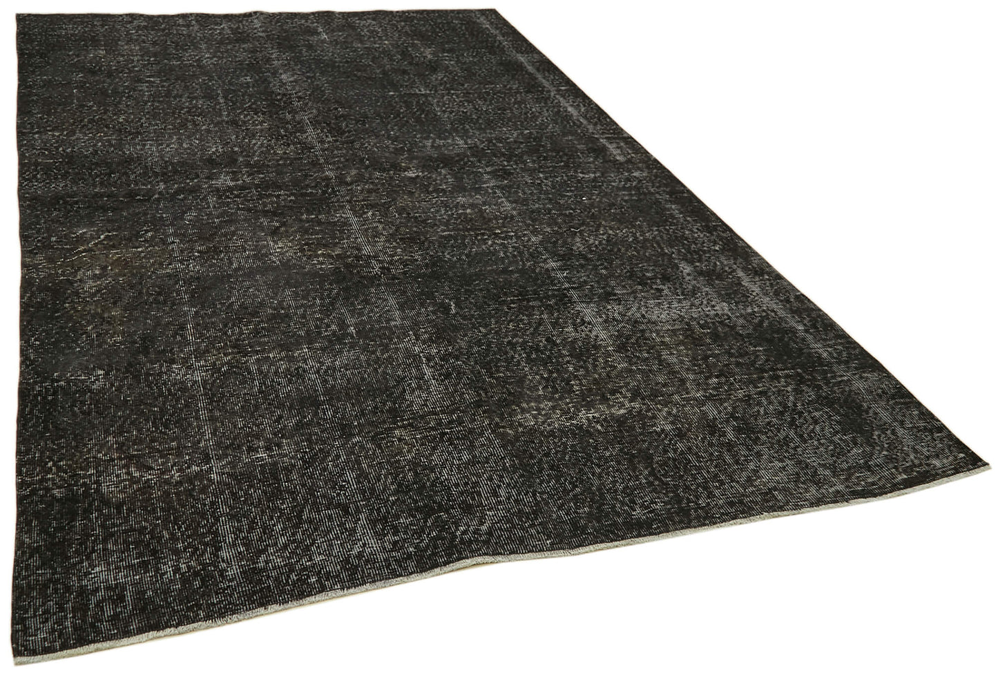 6x10 Black Overdyed Rug - 41149