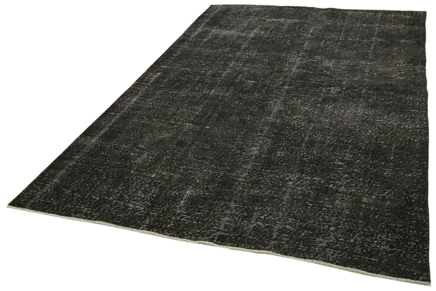 6x10 Black Overdyed Rug - 41149