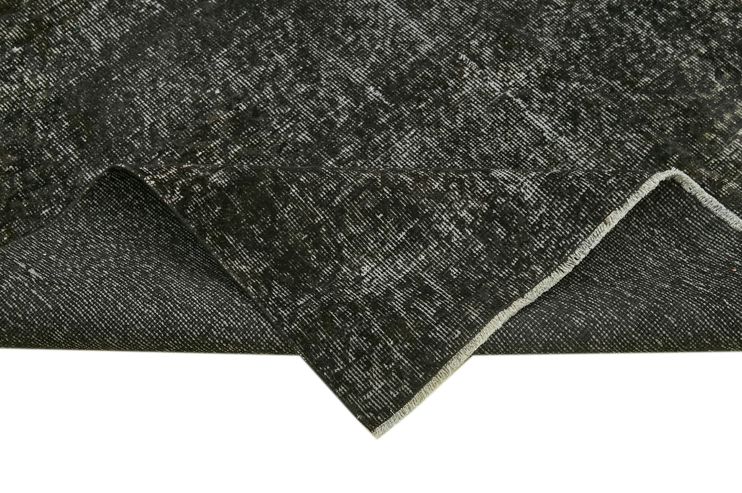 6x10 Black Overdyed Rug - 41149