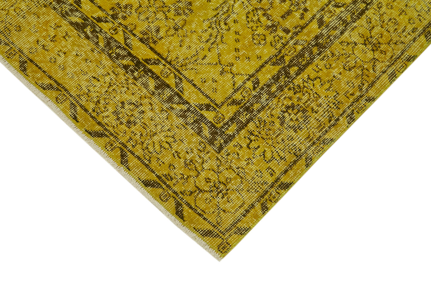 5x9 Yellow Overdyed Rug - 41151