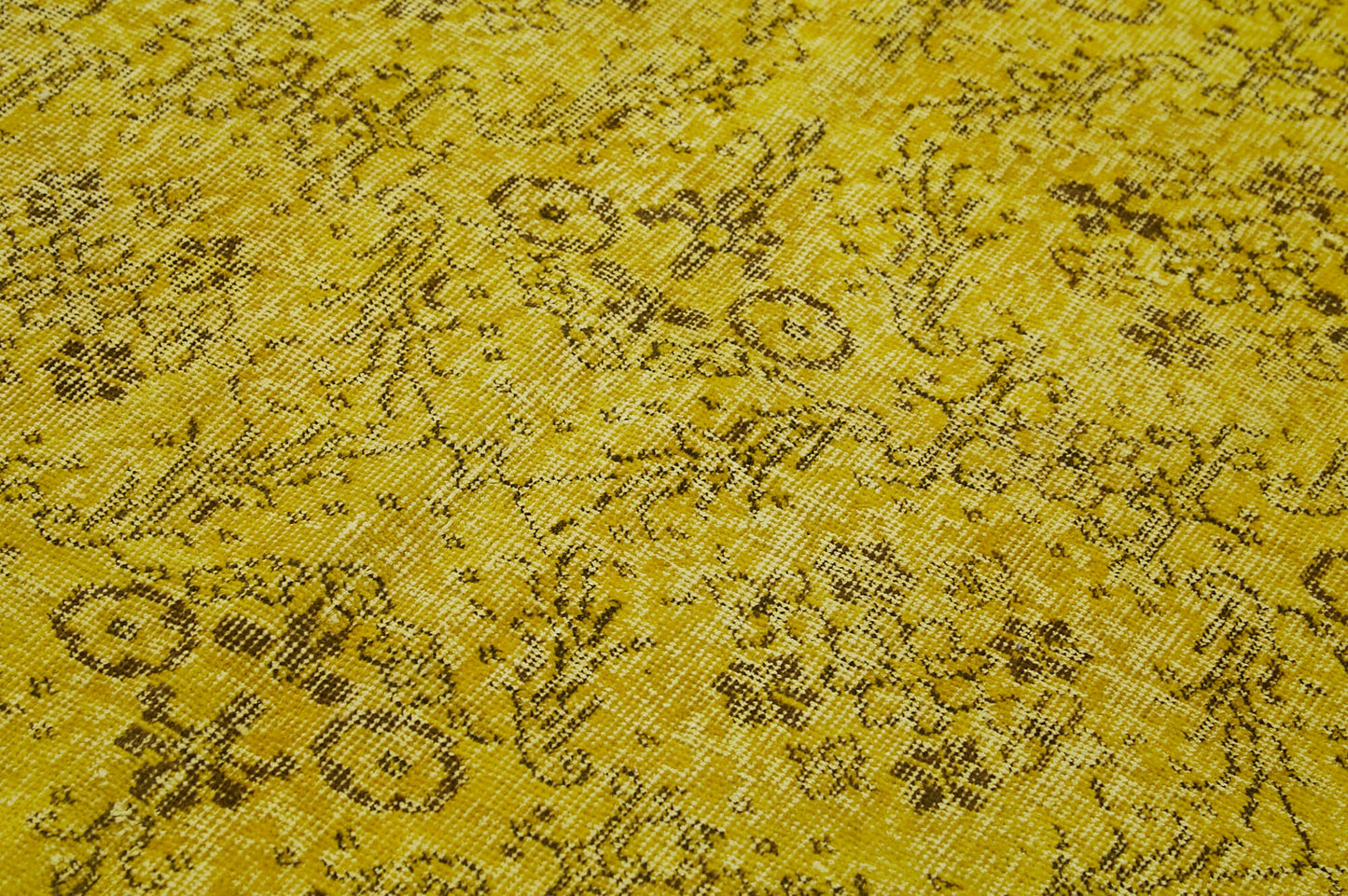 5x9 Yellow Overdyed Rug - 41151