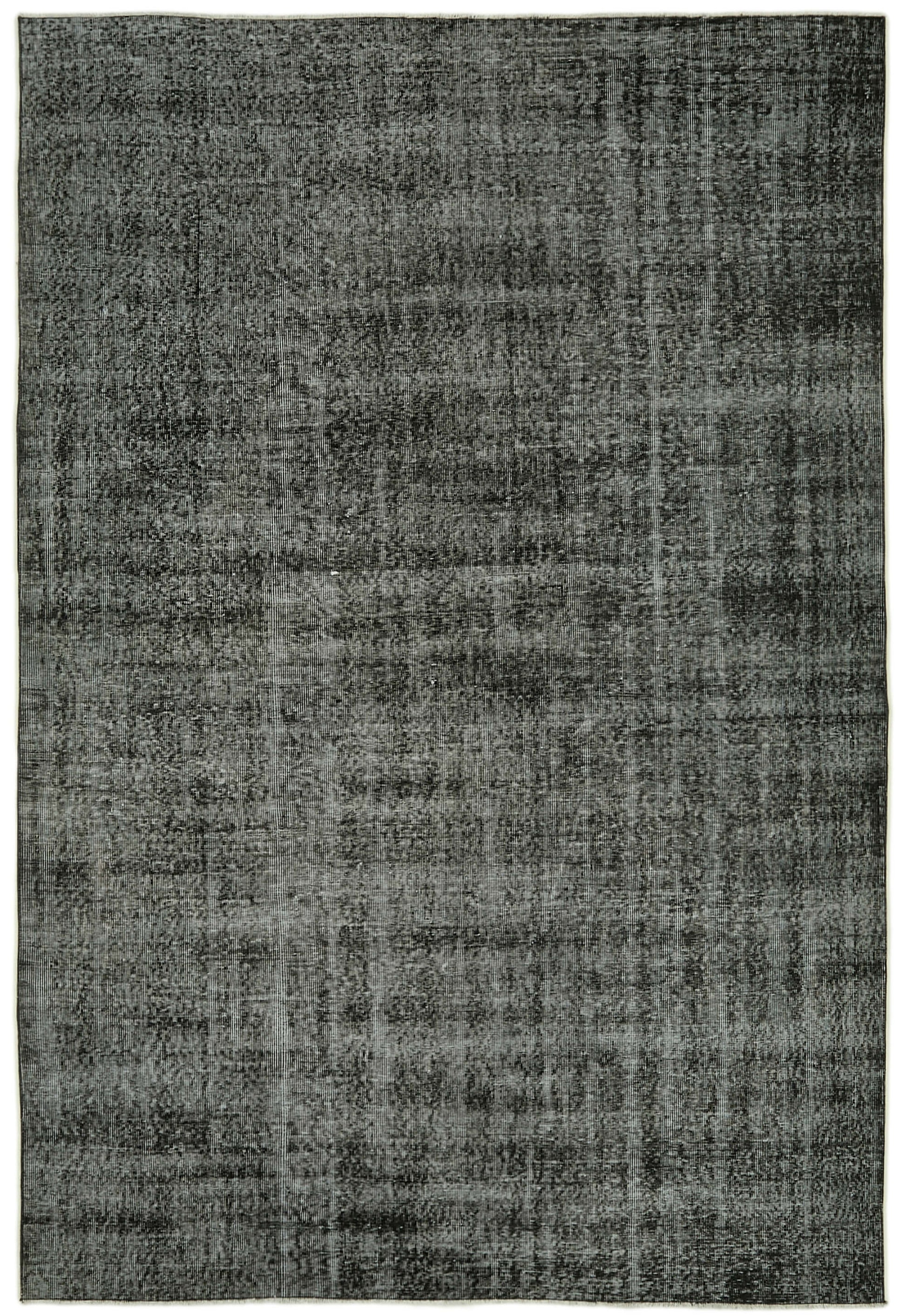 7x10 Black Overdyed Rug - 41152