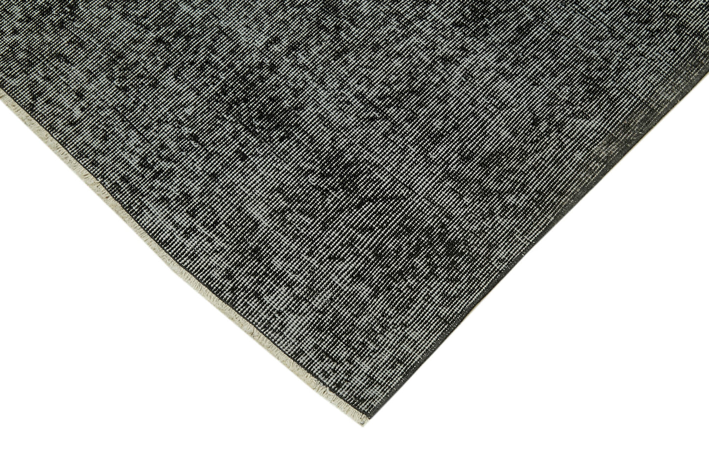 7x10 Black Overdyed Rug - 41152