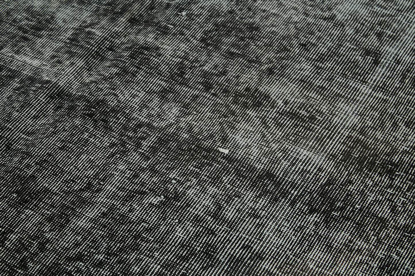 7x10 Black Overdyed Rug - 41152