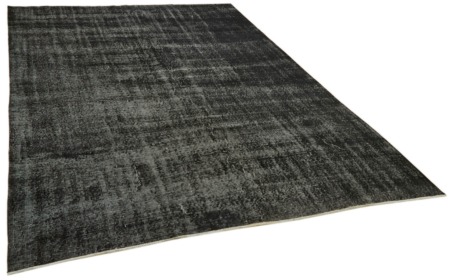 7x10 Black Overdyed Rug - 41154