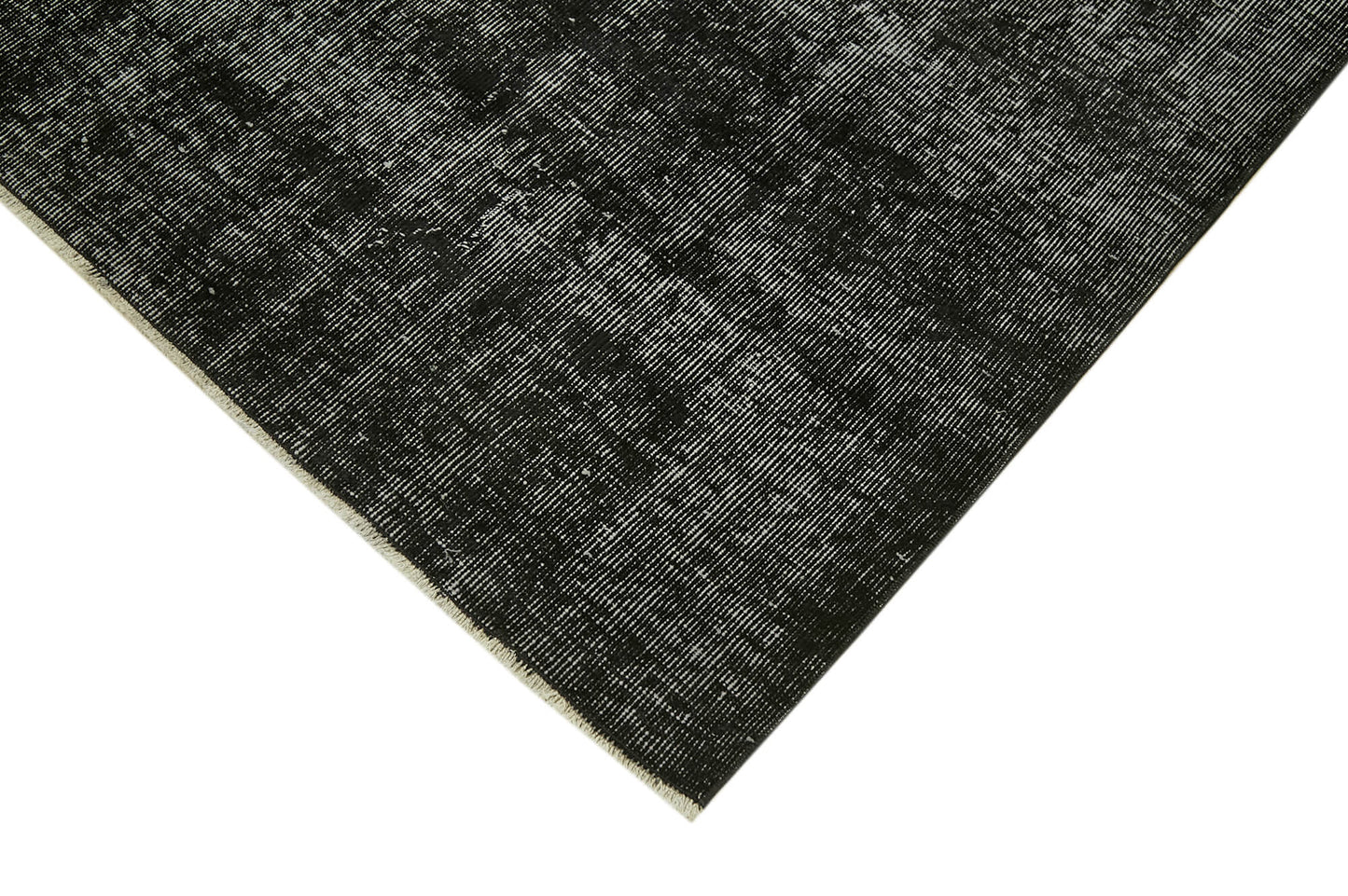 7x10 Black Overdyed Rug - 41154