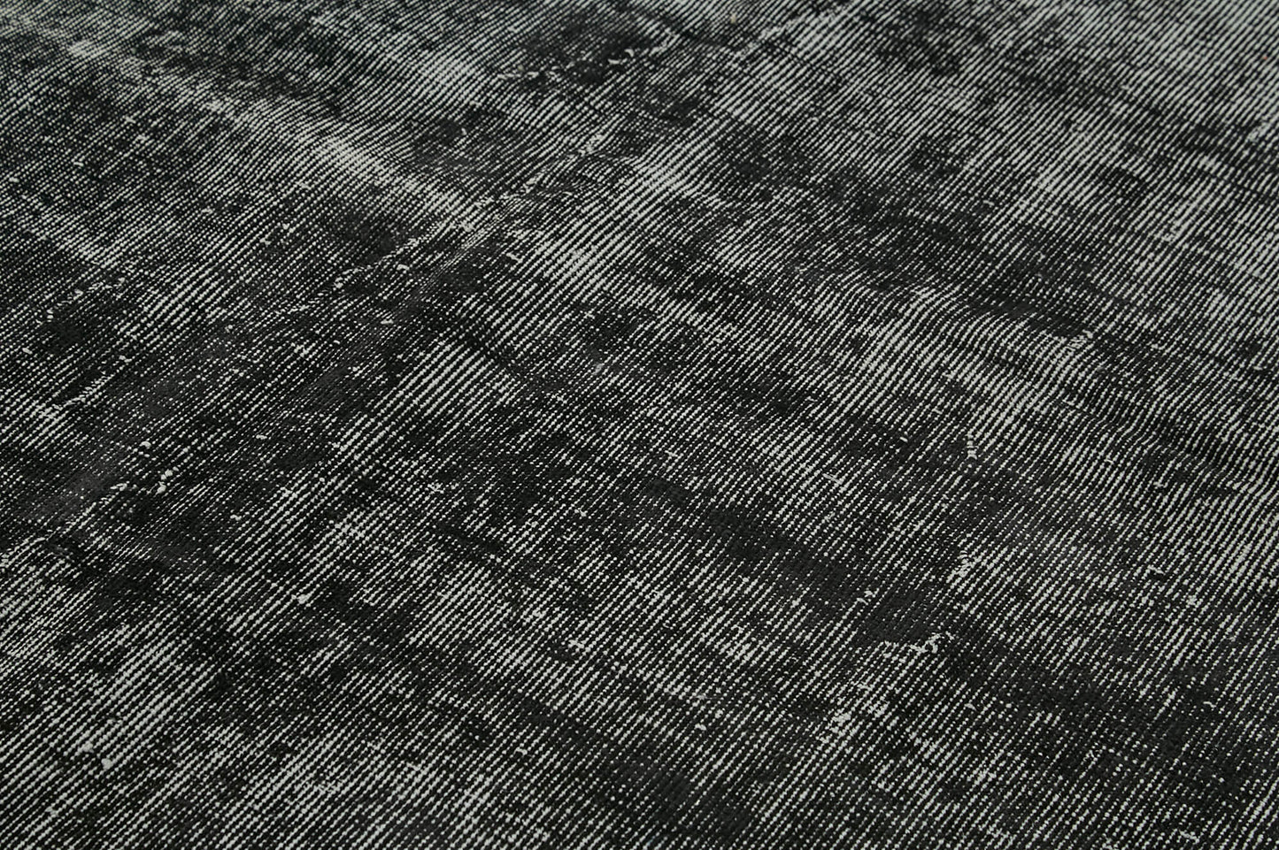 7x10 Black Overdyed Rug - 41154