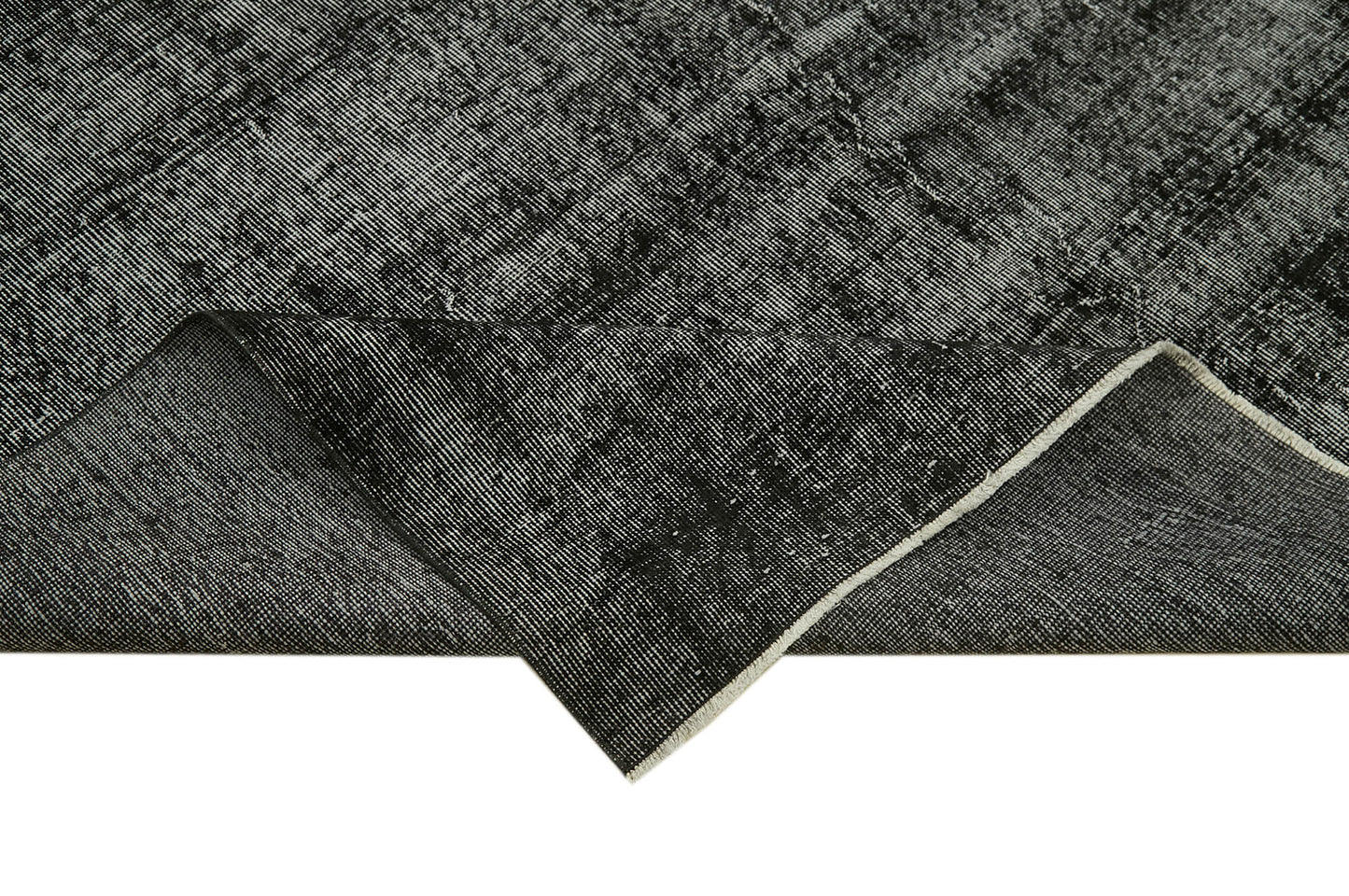 7x10 Black Overdyed Rug - 41154