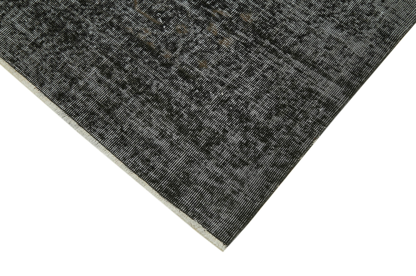 7x10 Black Overdyed Rug - 41156