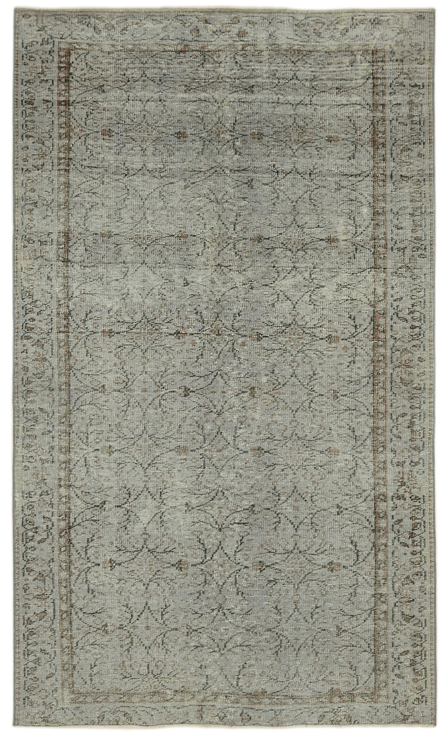 5x8 Grey Overdyed Rug - 41162