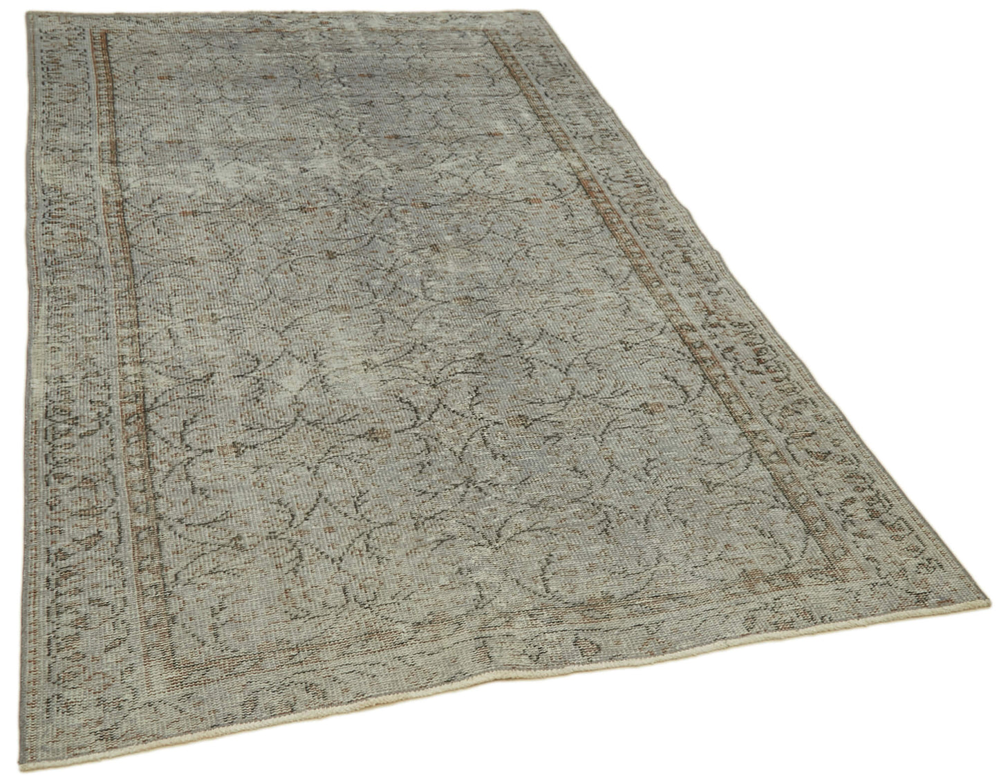 5x8 Grey Overdyed Rug - 41162