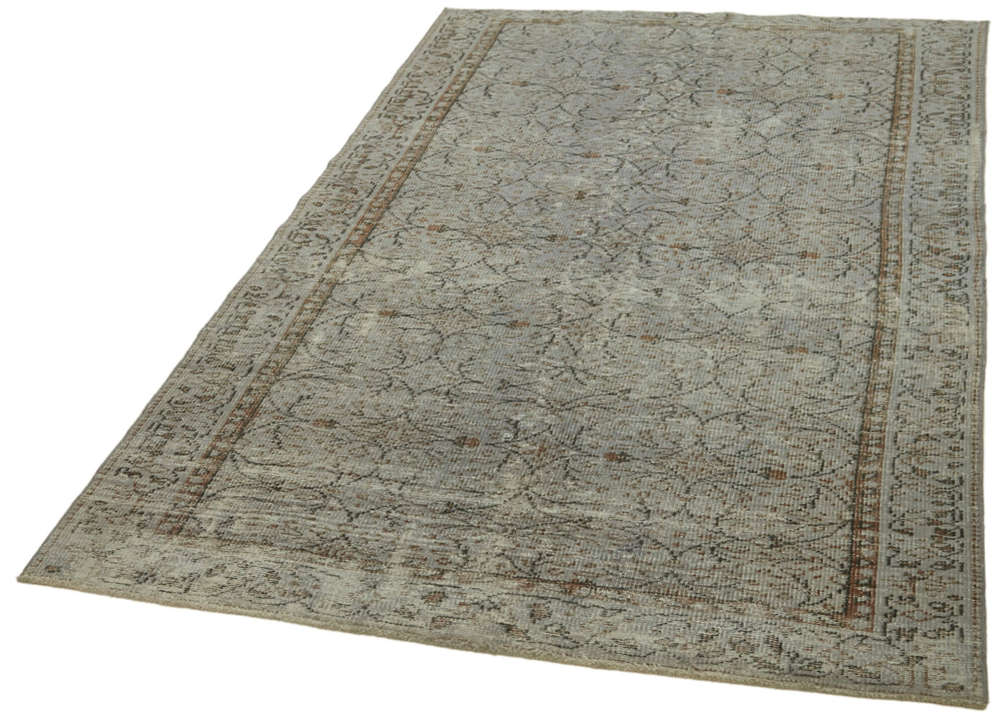 5x8 Grey Overdyed Rug - 41162