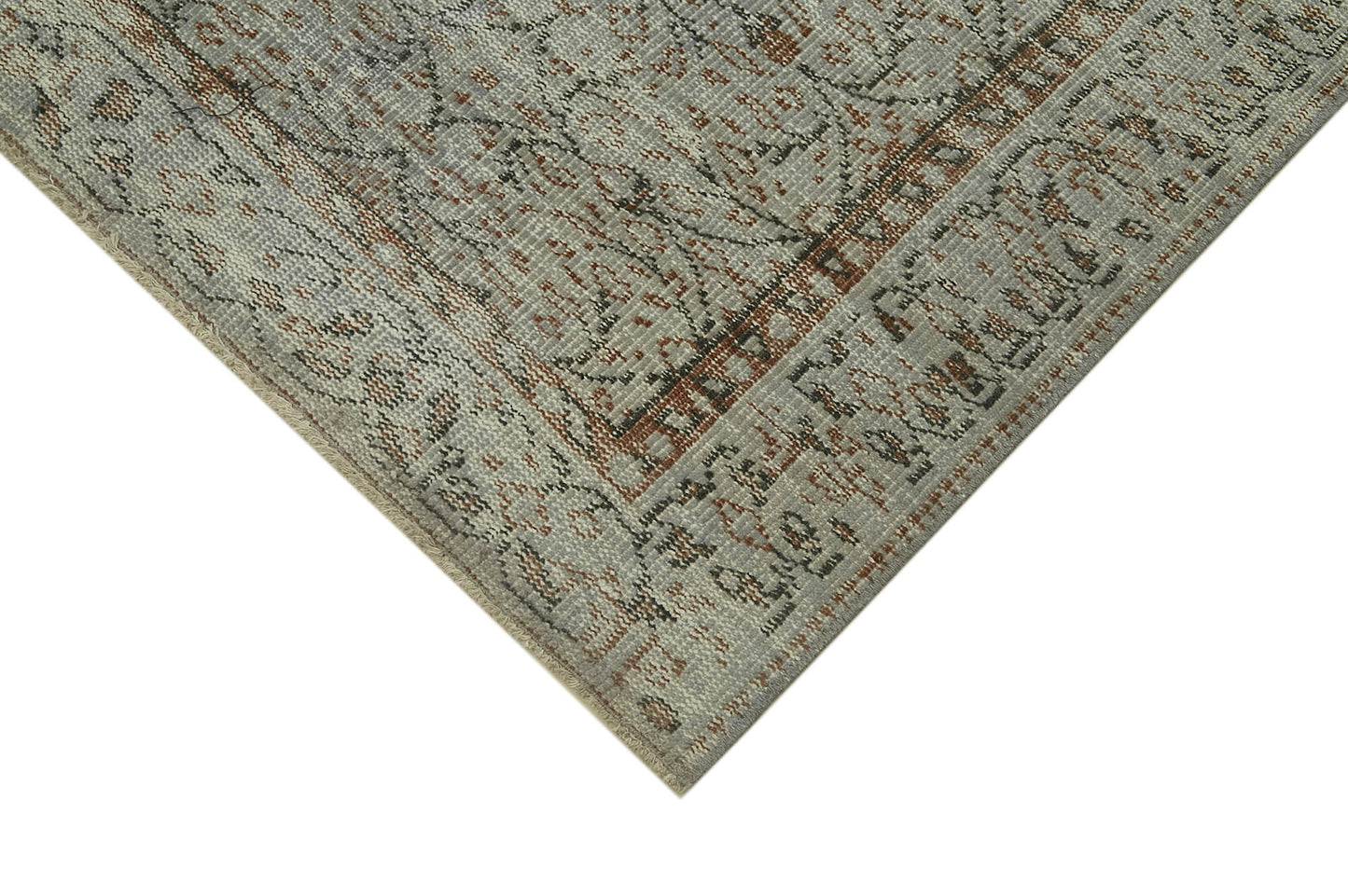 5x8 Grey Overdyed Rug - 41162