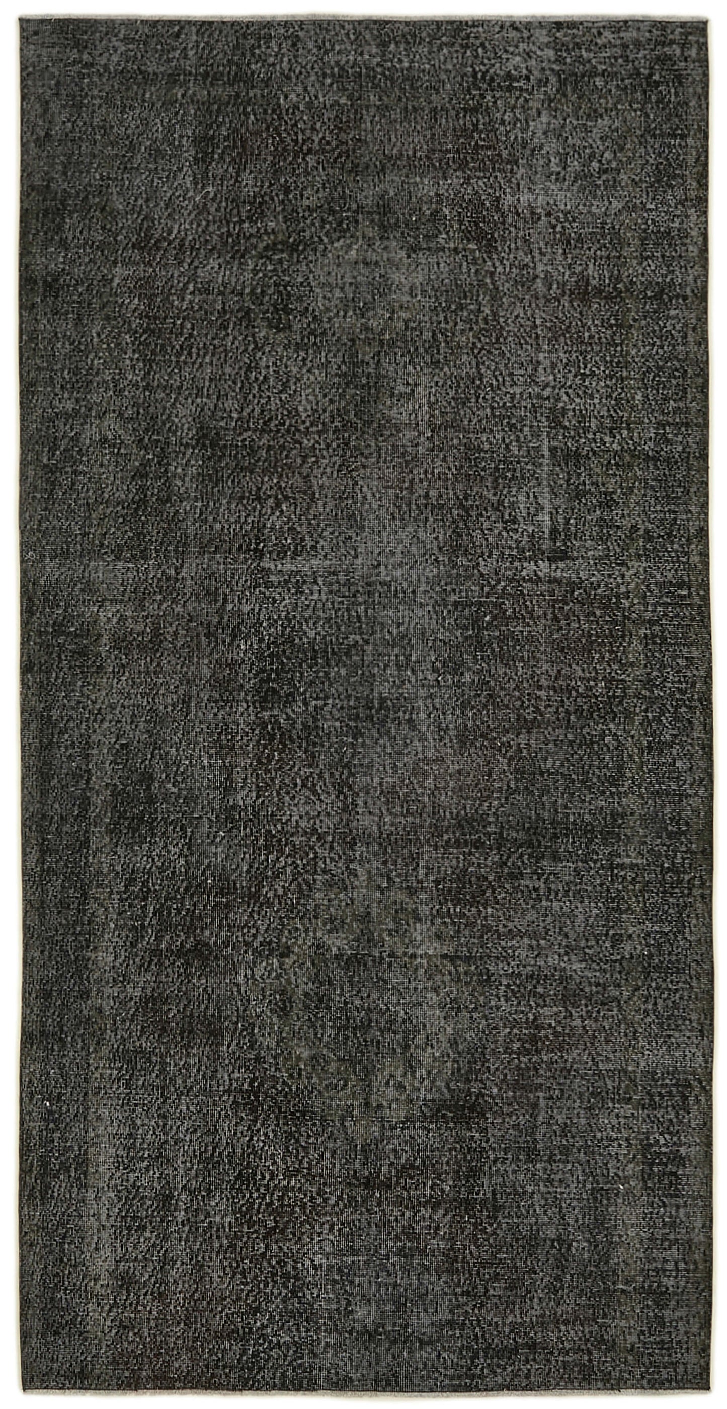 5x9 Black Overdyed Rug - 41165