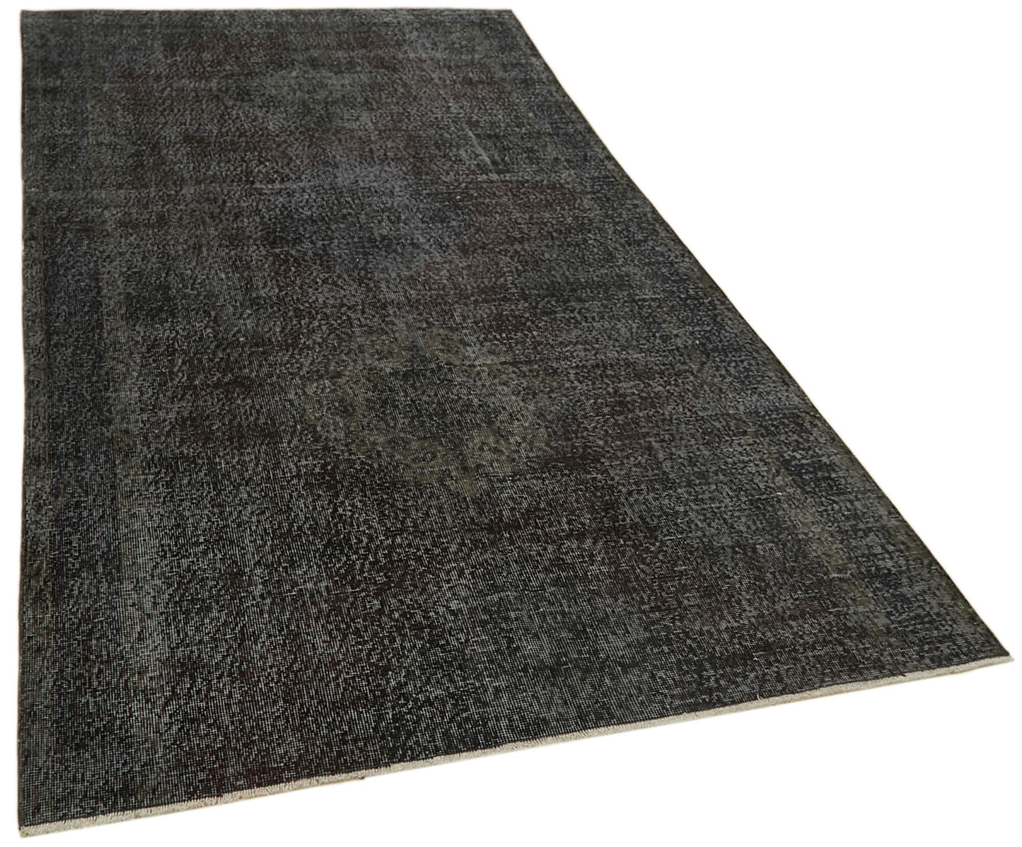 5x9 Black Overdyed Rug - 41165