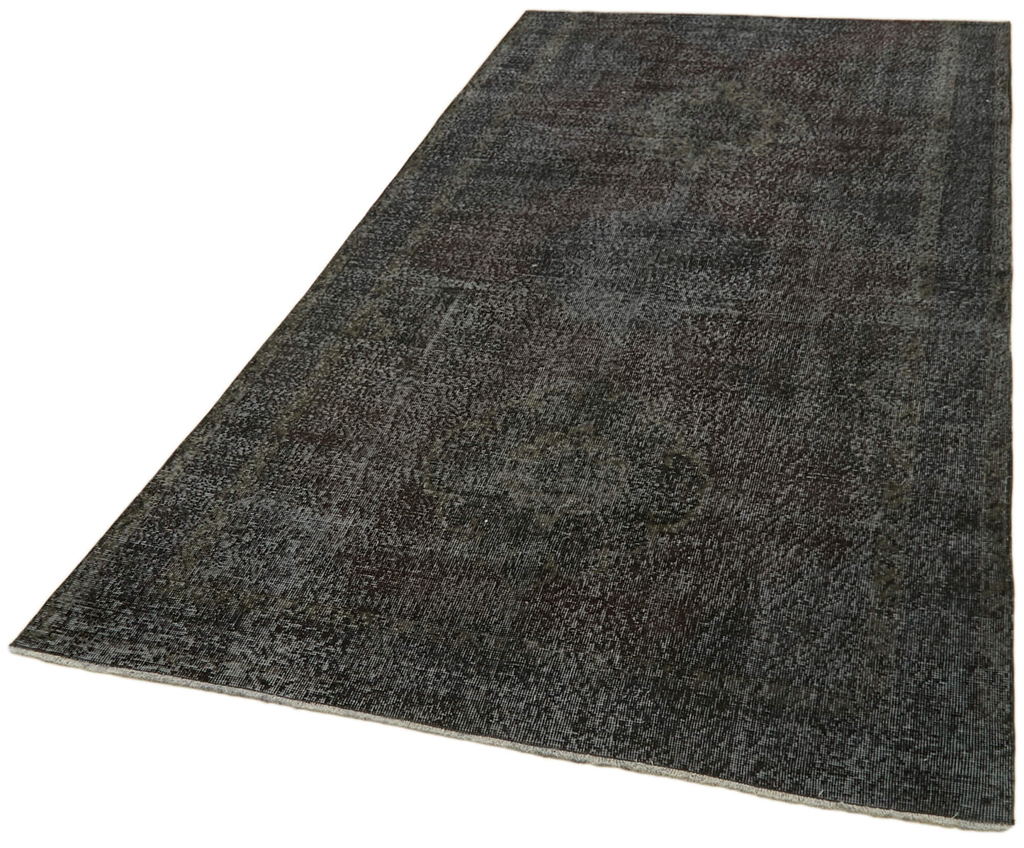 5x9 Black Overdyed Rug - 41165