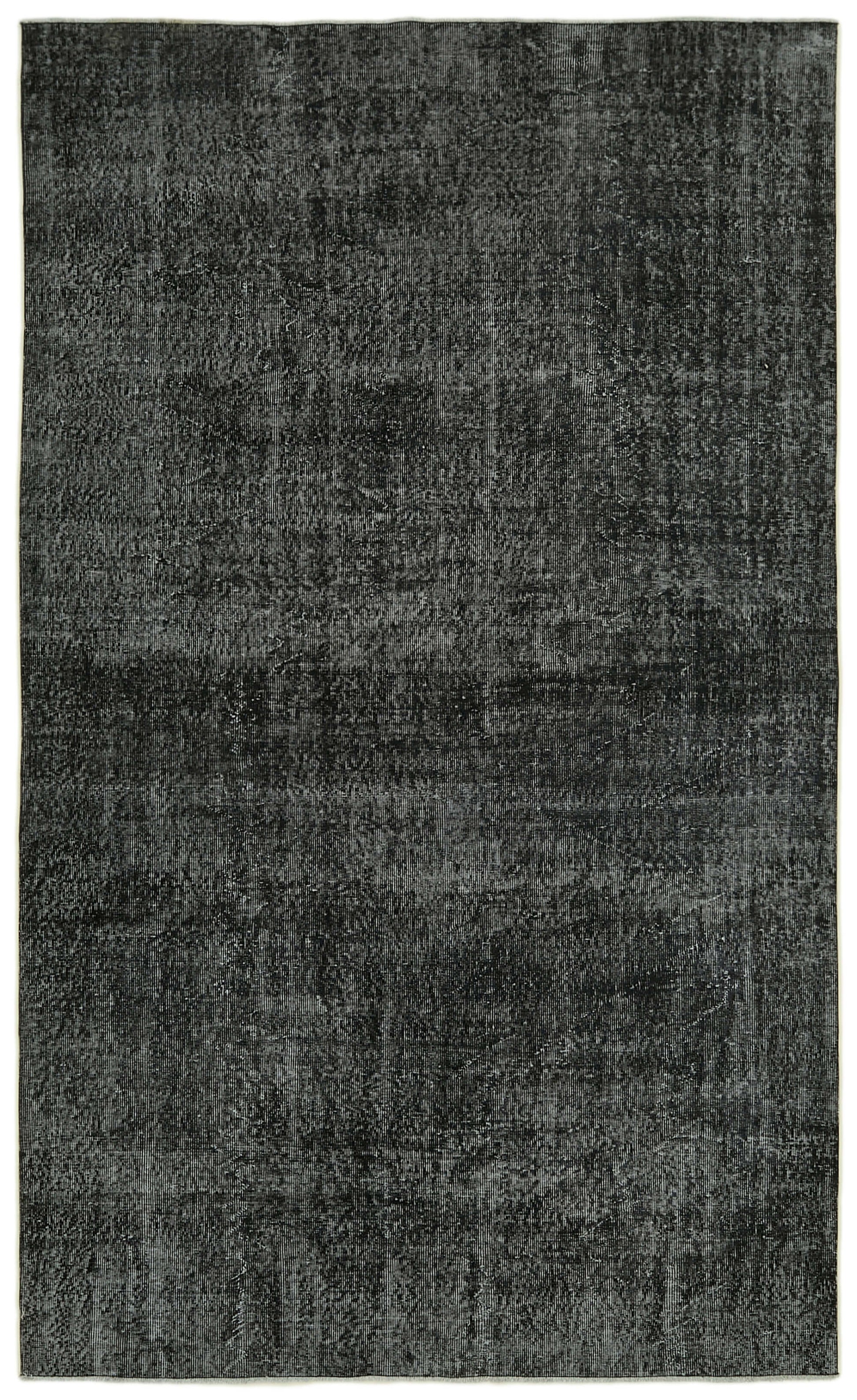 6x11 Black Overdyed Rug - 41168