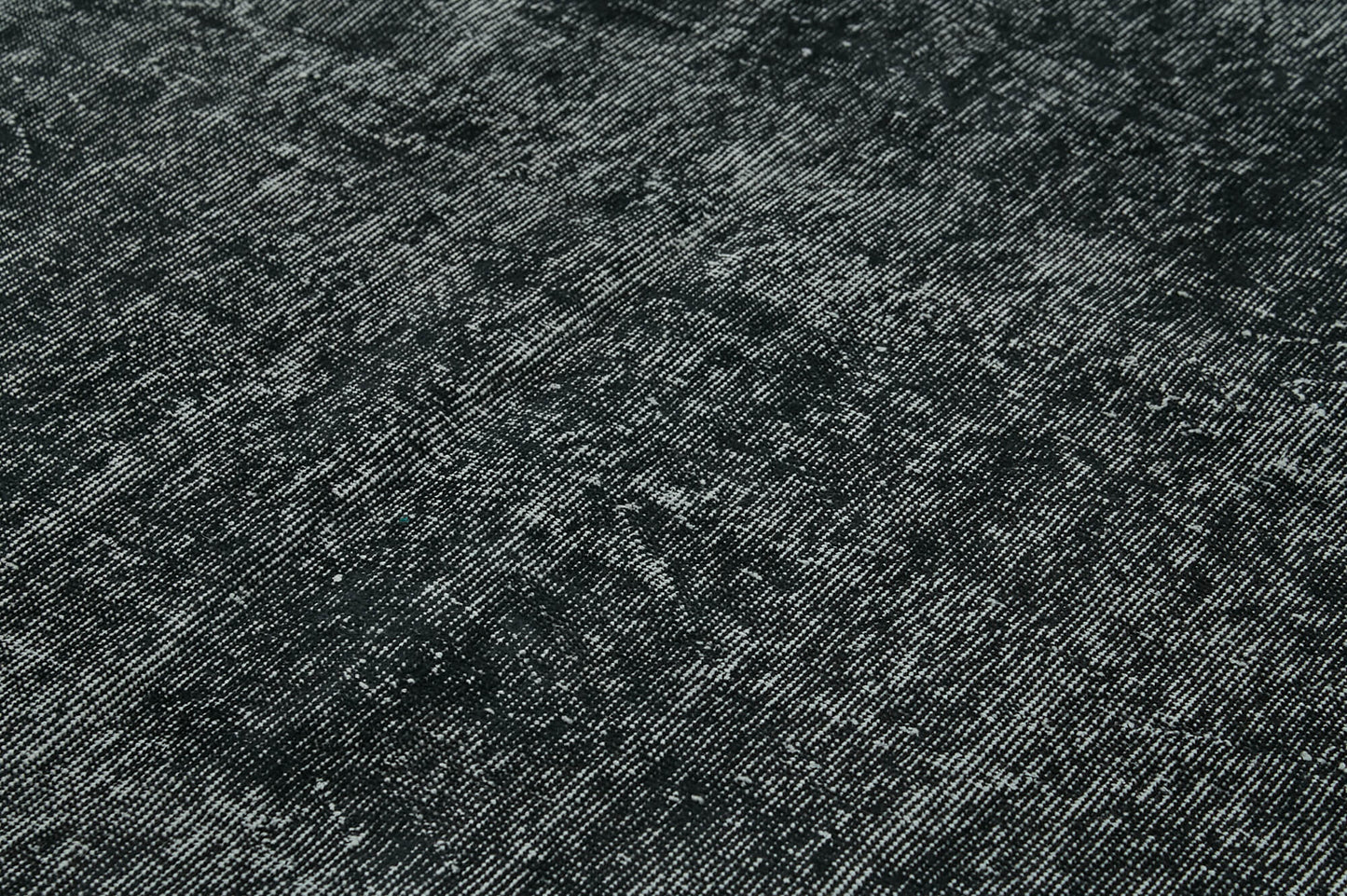 6x11 Black Overdyed Rug - 41168