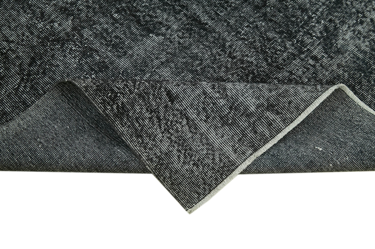 6x11 Black Overdyed Rug - 41168