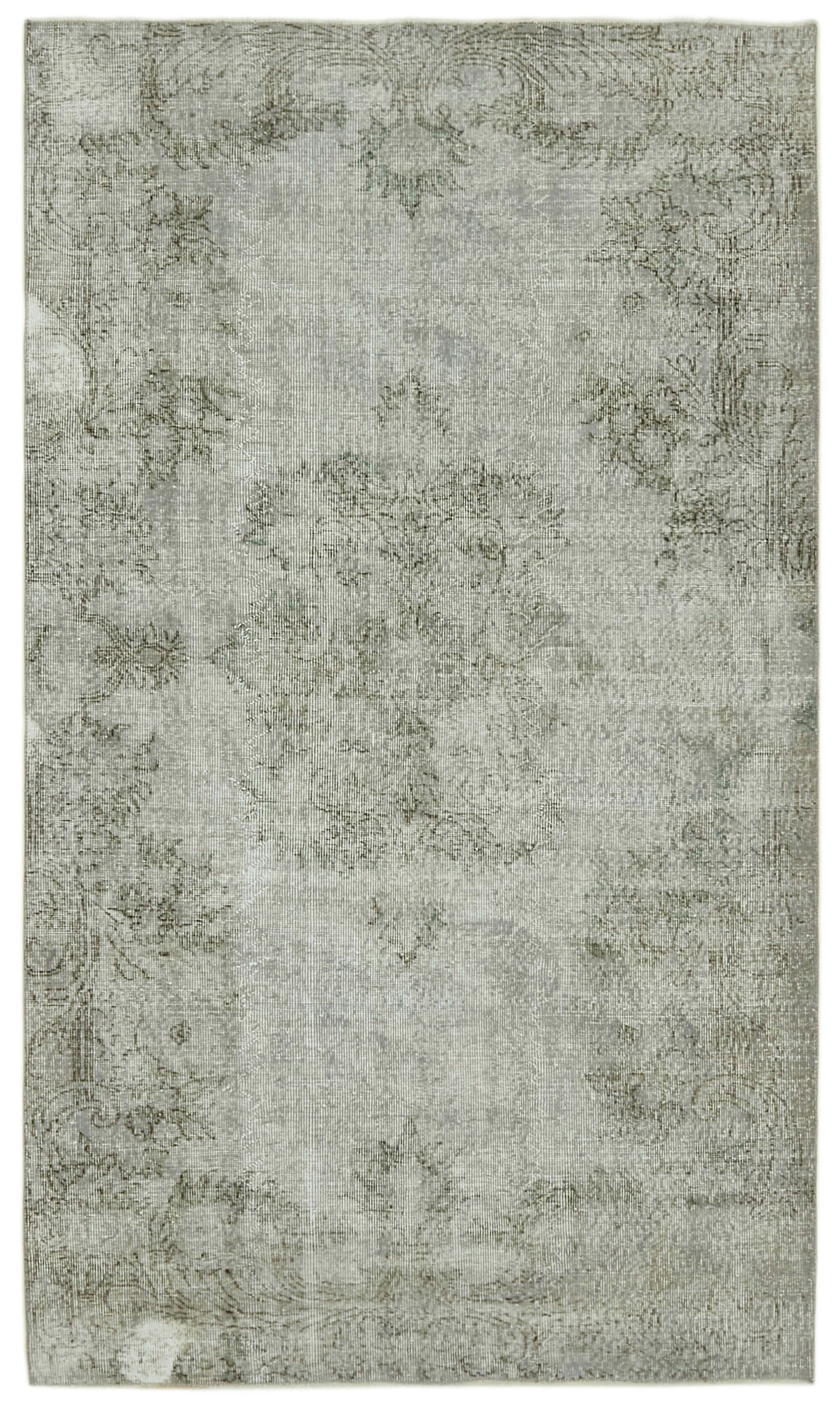 5x9 Grey Overdyed Rug - 41169