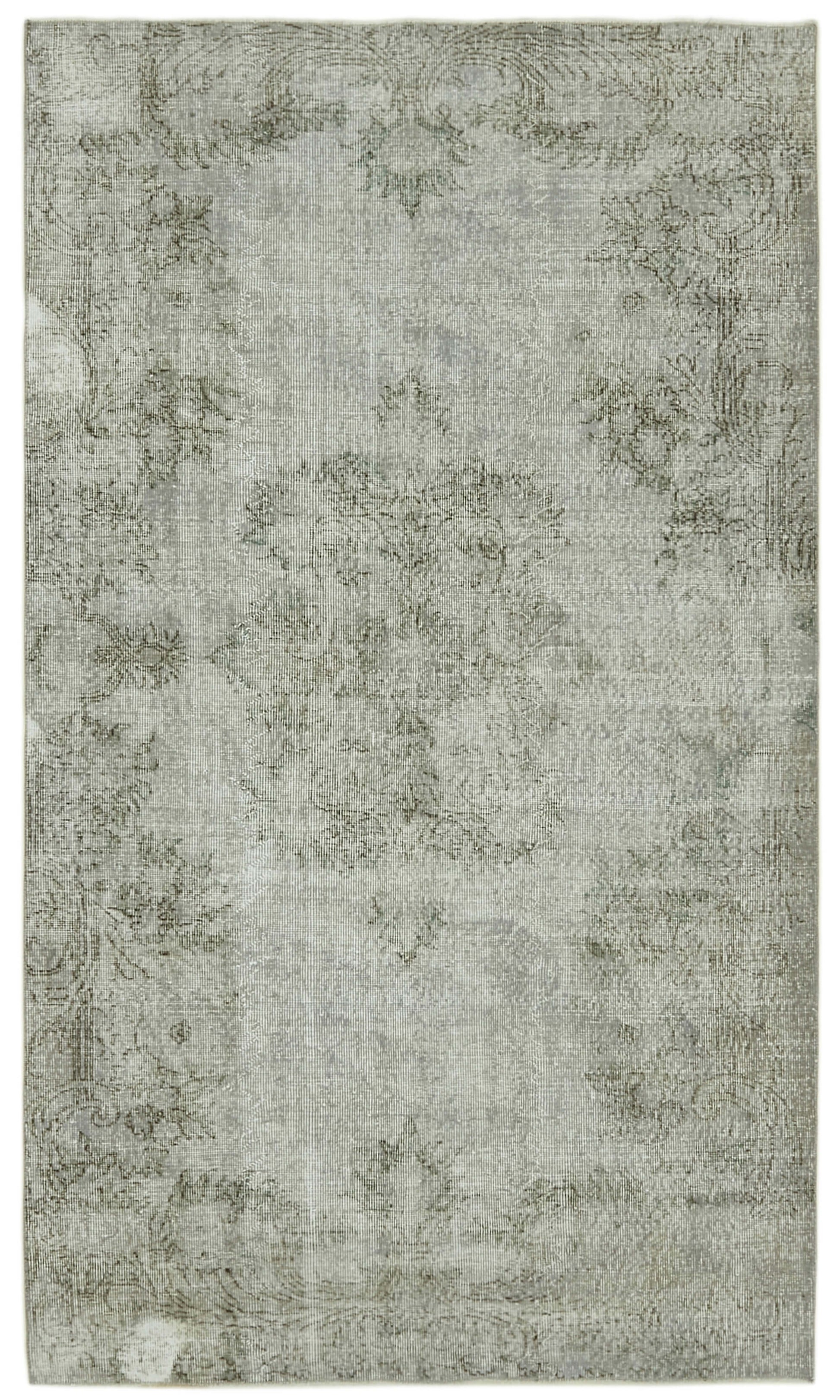 5x9 Grey Overdyed Rug - 41169