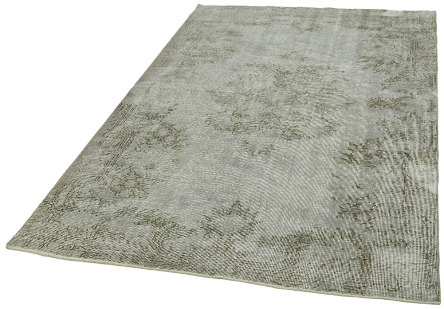 5x9 Grey Overdyed Rug - 41169