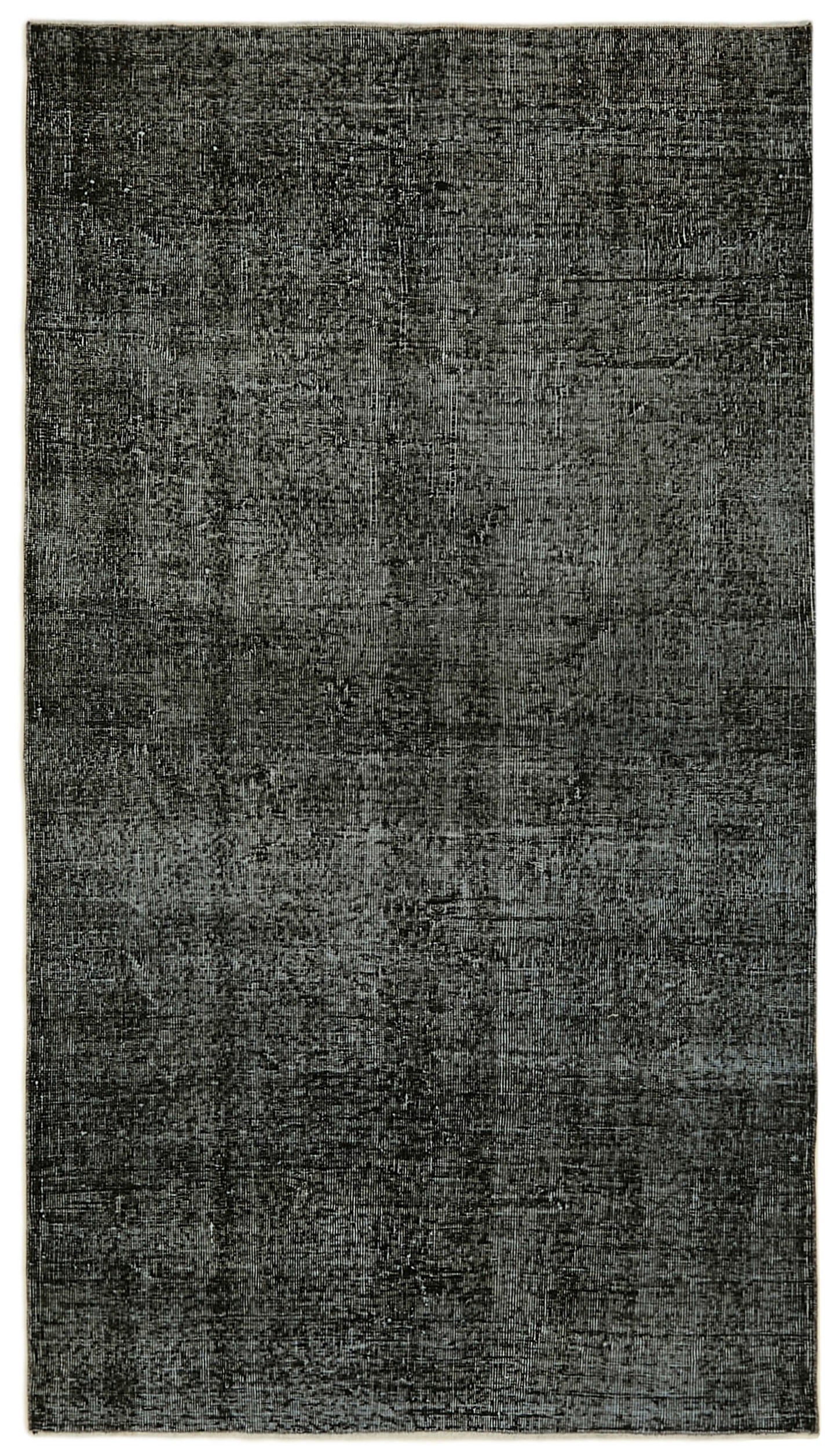 5x8 Black Overdyed Rug - 41174