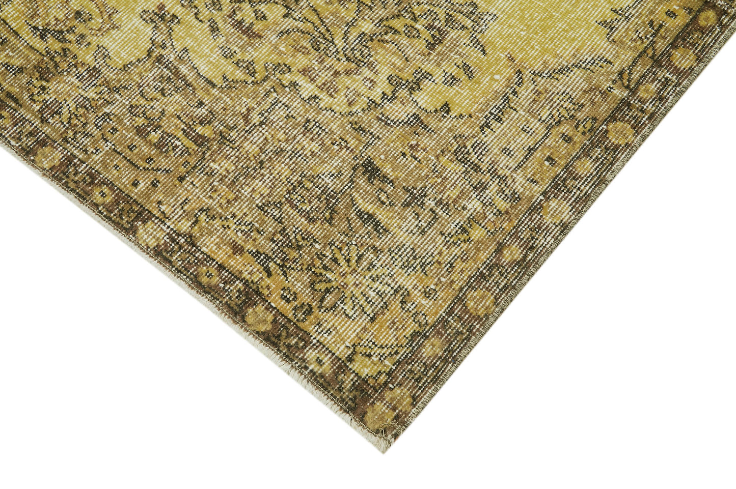 5x7 Yellow Overdyed Rug - 41176