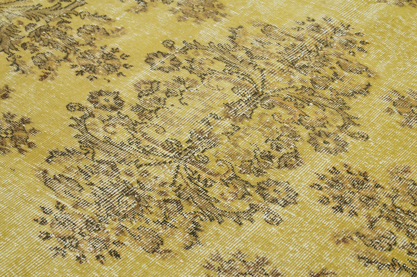 5x7 Yellow Overdyed Rug - 41176