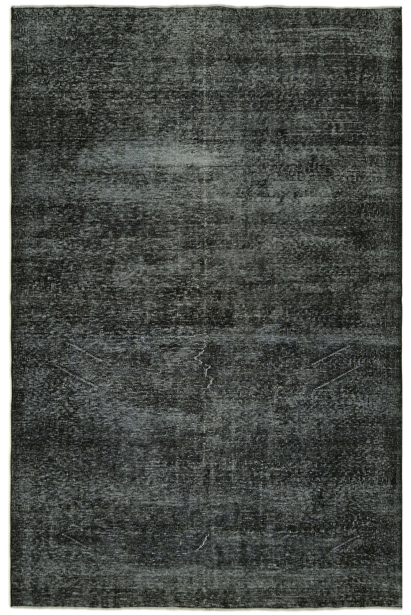 6x10 Black Overdyed Rug - 41177