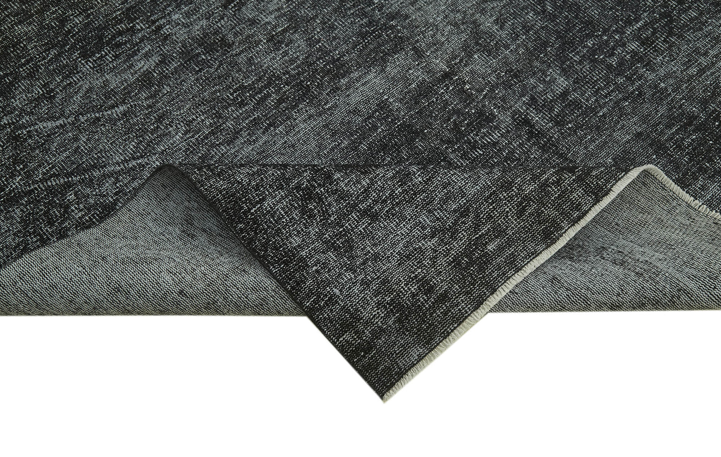 6x10 Black Overdyed Rug - 41177