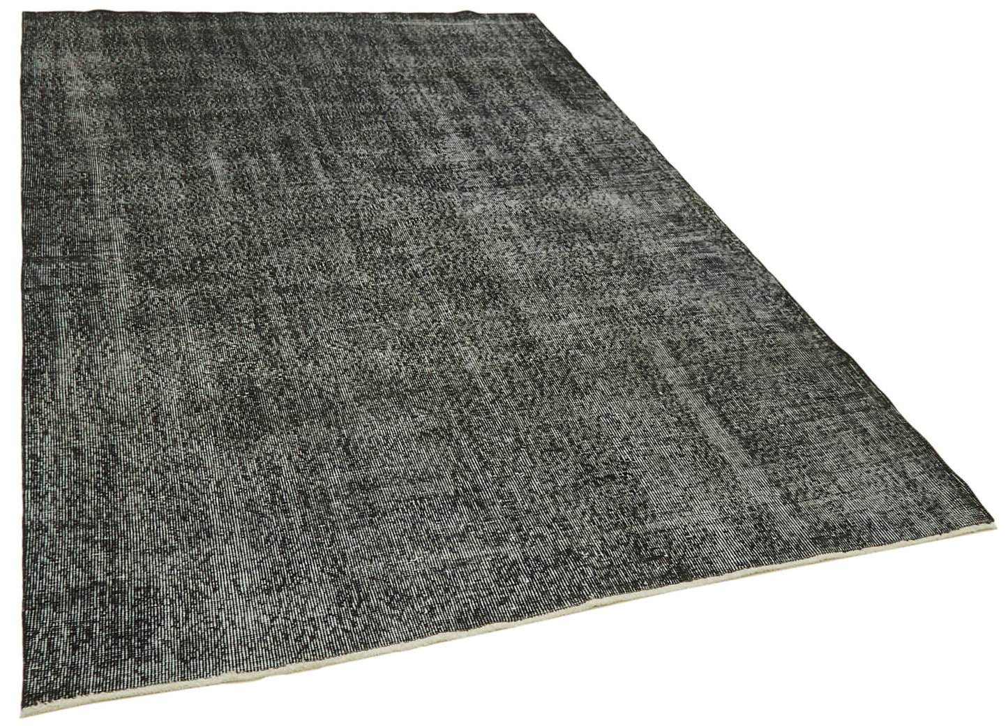 6x9 Black Overdyed Rug - 41180