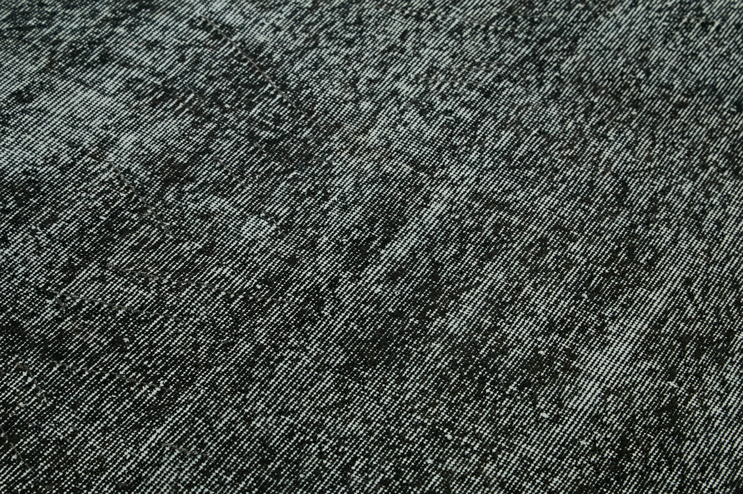 6x9 Black Overdyed Rug - 41180