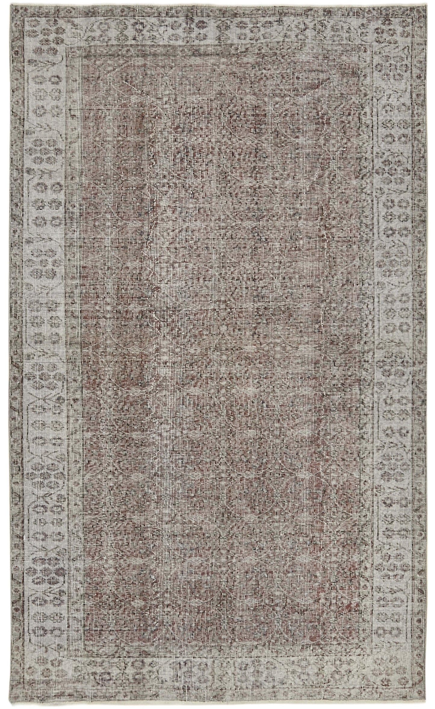 5x8 Grey Overdyed Rug - 41183