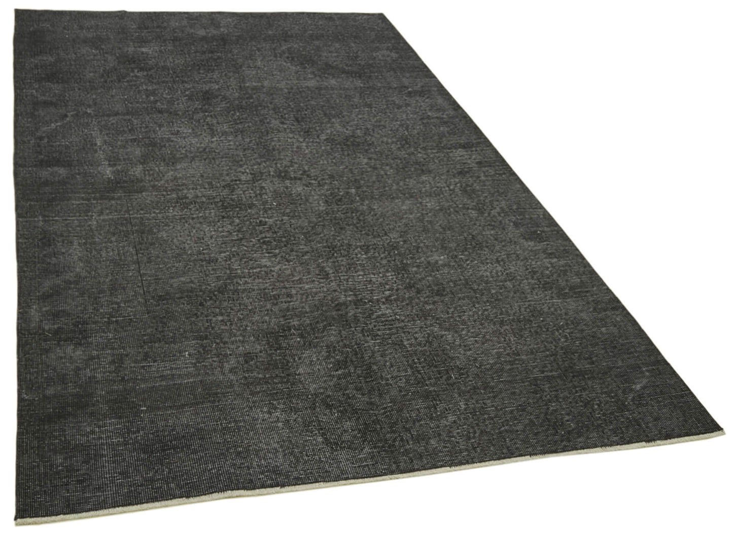 5x9 Black Overdyed Rug - 41184