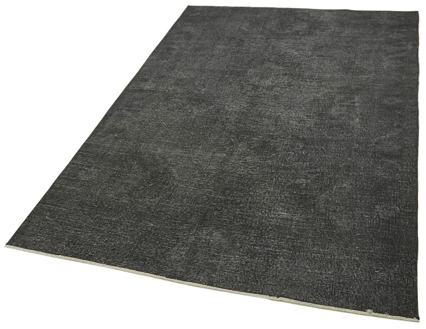 5x9 Black Overdyed Rug - 41184