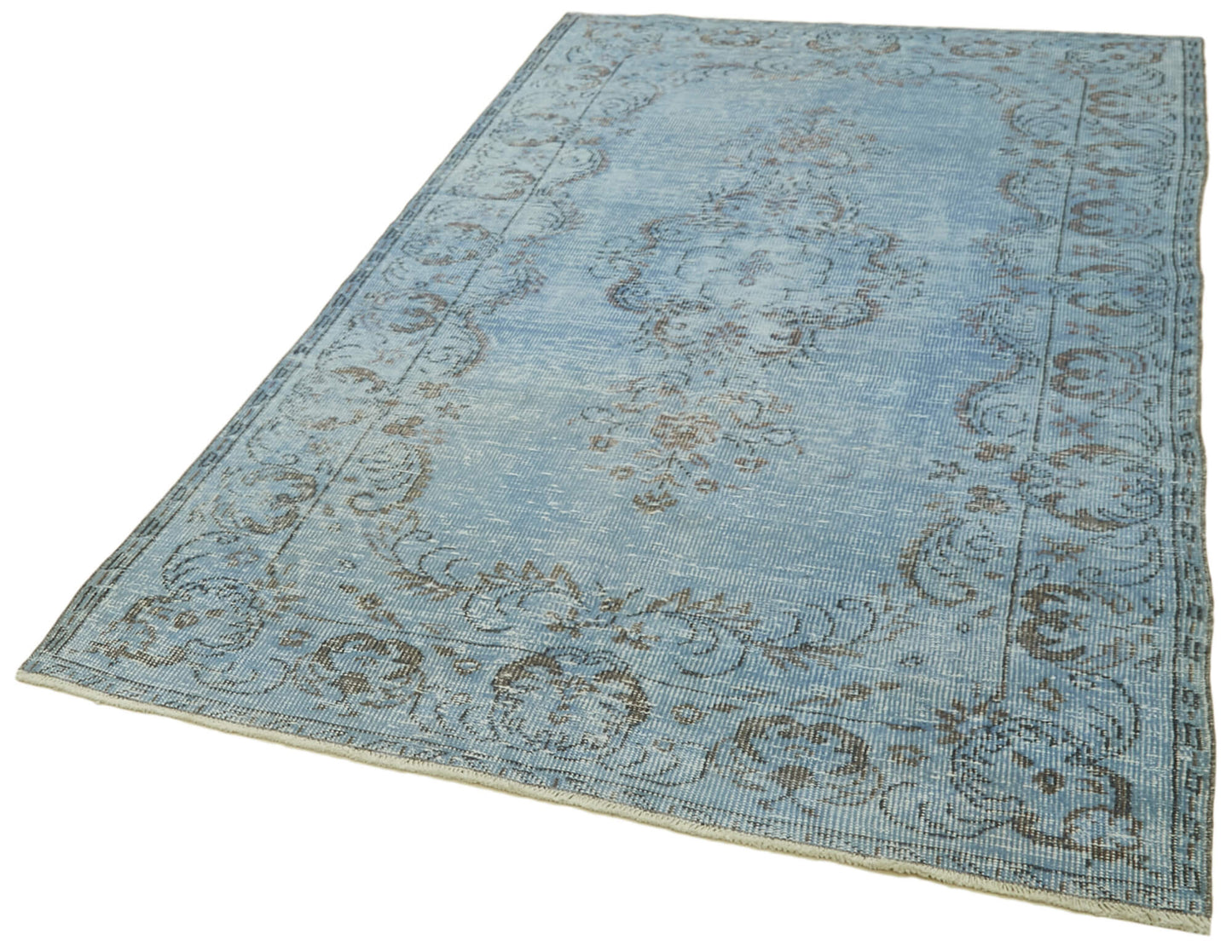 5x9 Blue Overdyed Rug - 41185