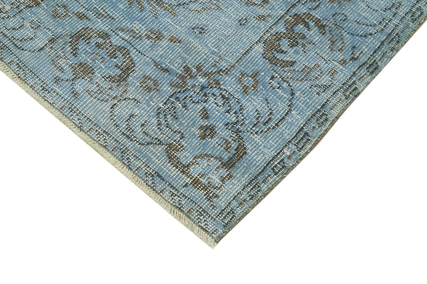 5x9 Blue Overdyed Rug - 41185