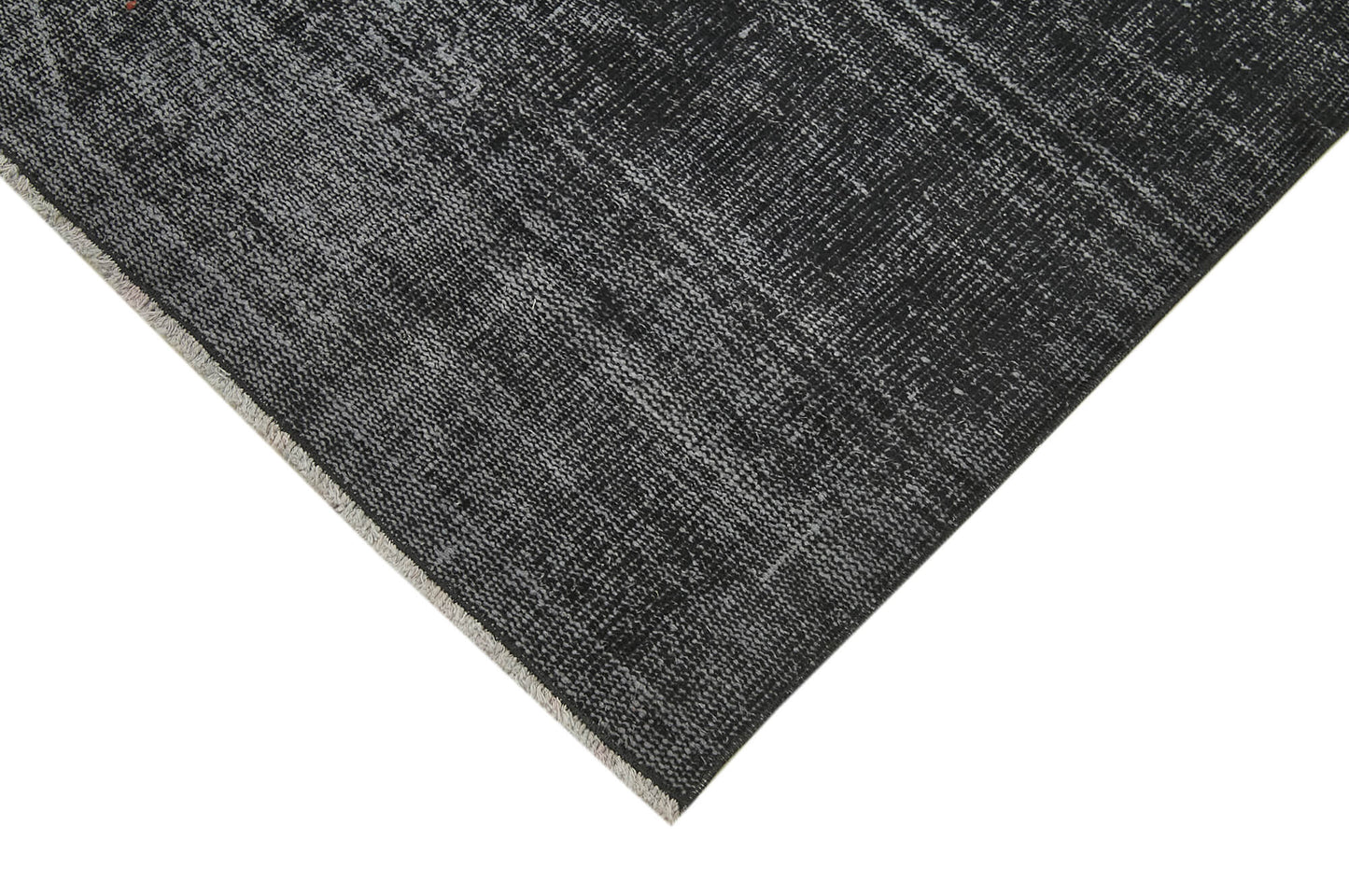 5x9 Black Overdyed Rug - 41186