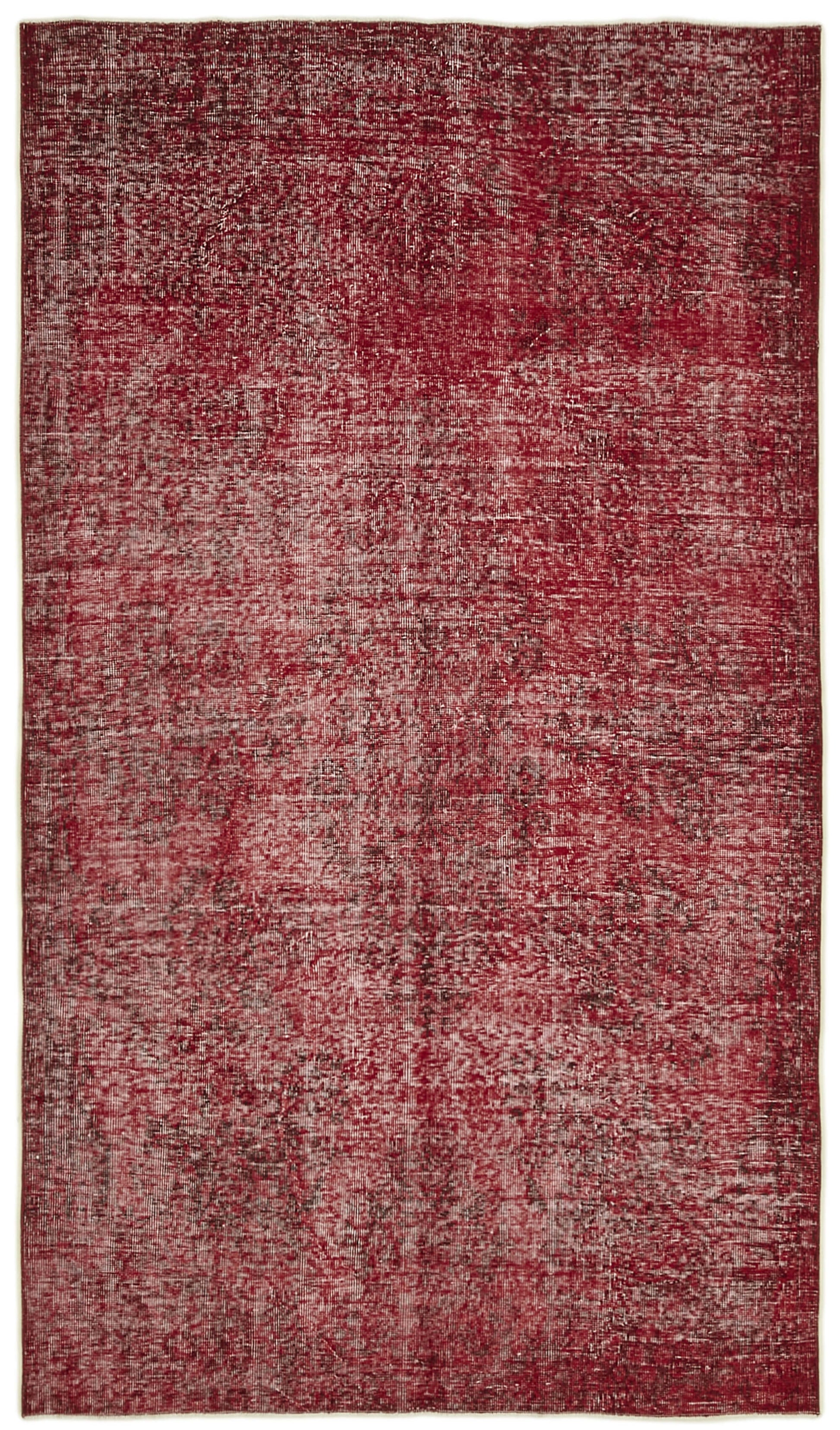 5x9 Red Overdyed Rug - 41187