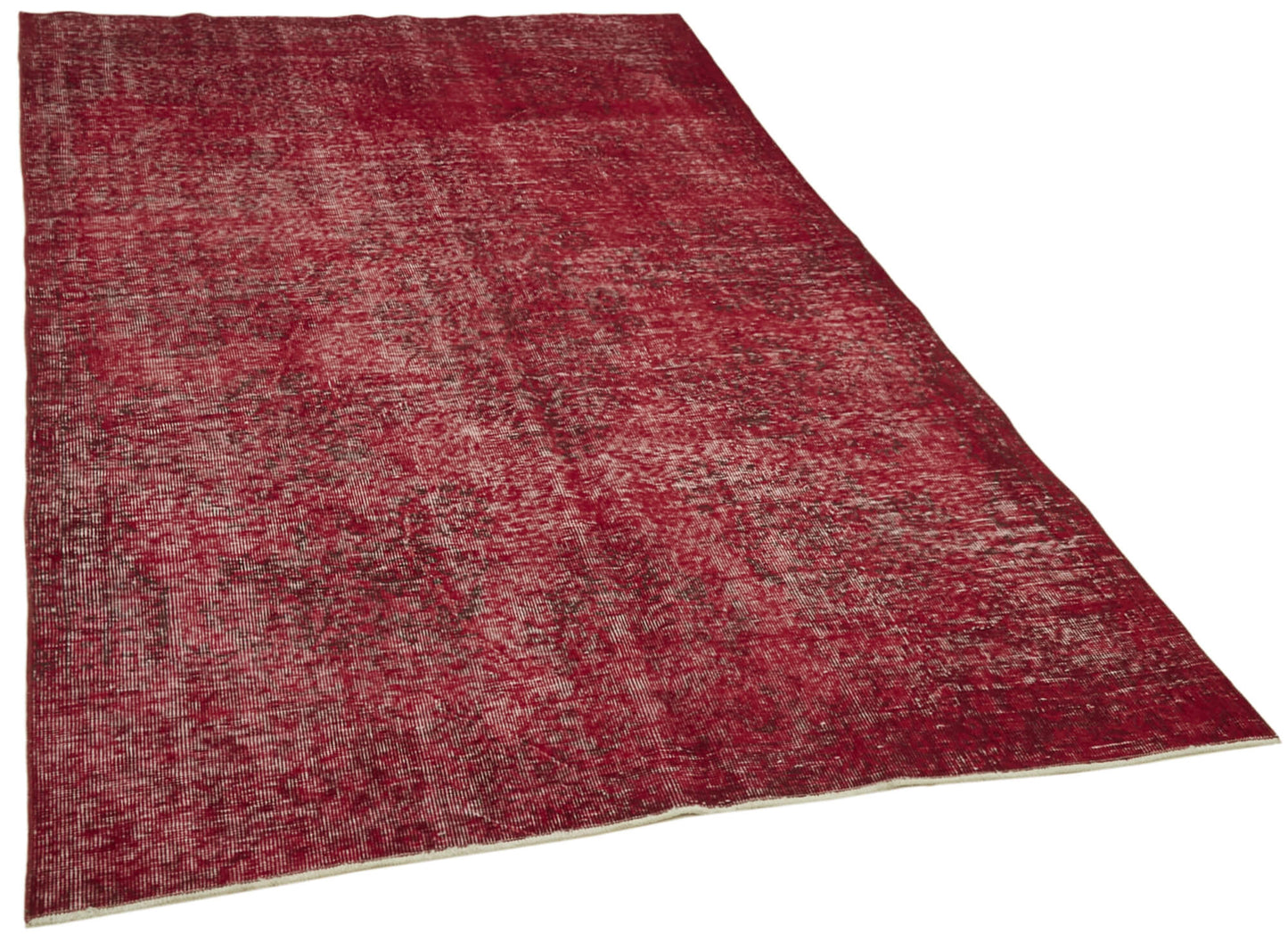 5x9 Red Overdyed Rug - 41187